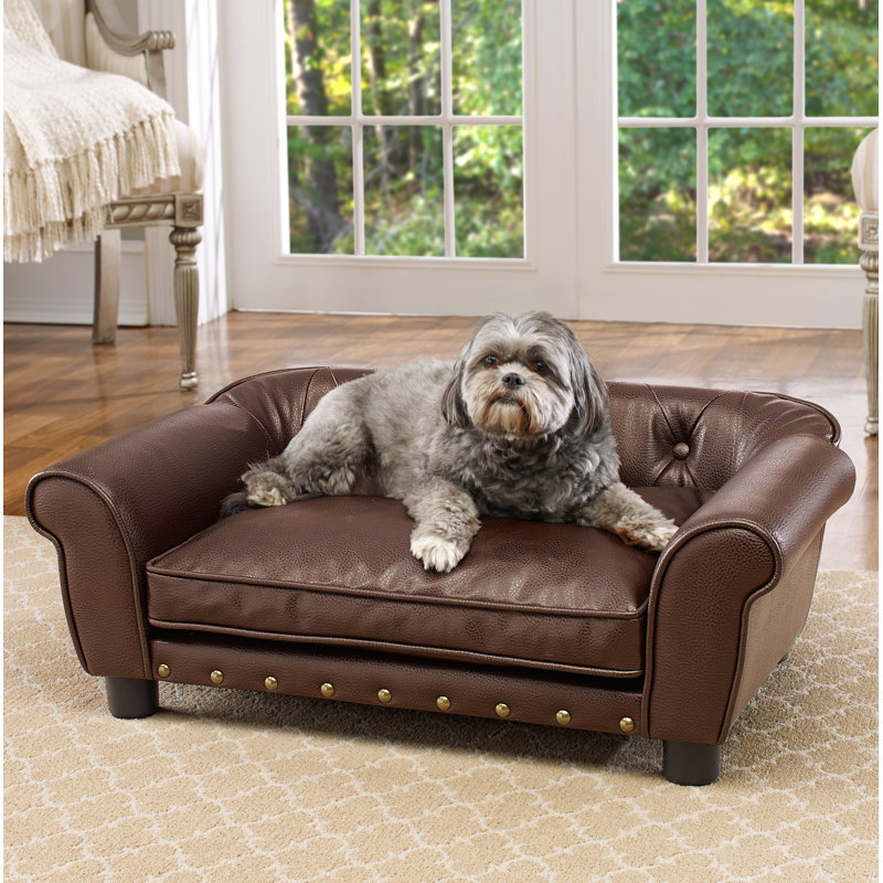 plush dog sofa